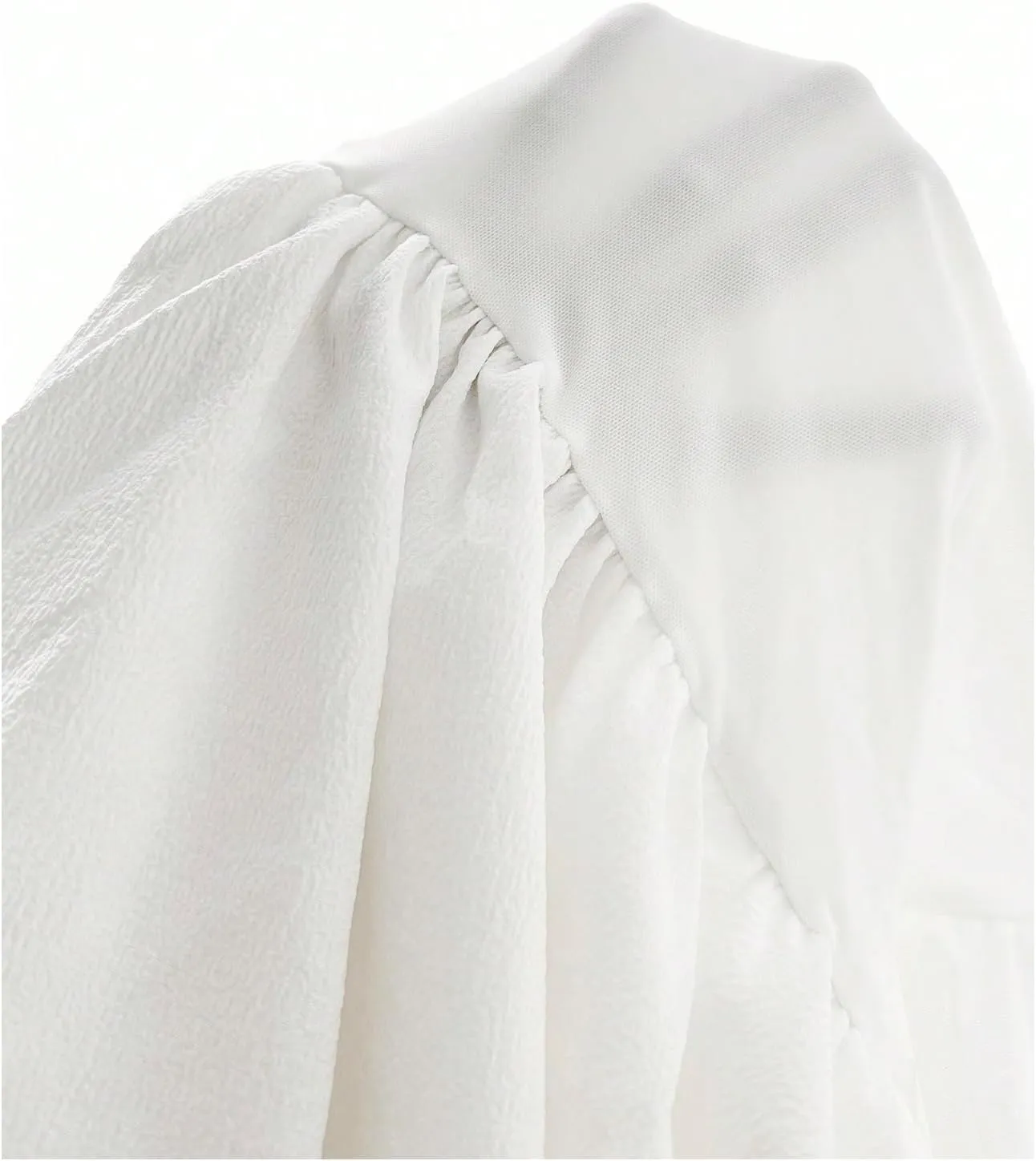 Floerns Women's Off Shoulder A Line Dress Wrap Front Party A Line Tiered Dress