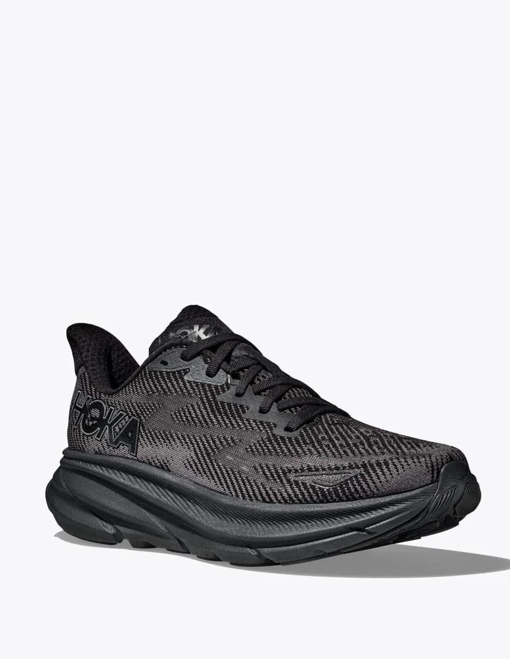 Hoka Clifton 9 Negras Mujer