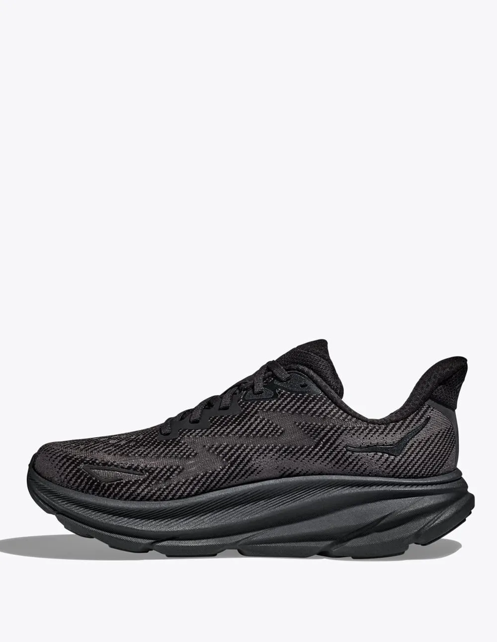 Hoka Clifton 9 Negras Mujer
