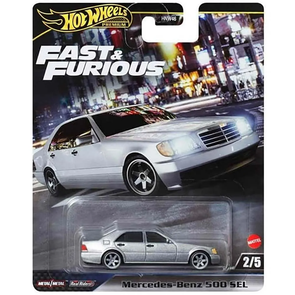 Hot Wheels Collector Auto Premium Fast & Furious Mercedes-Benz 500 SEL HNW46