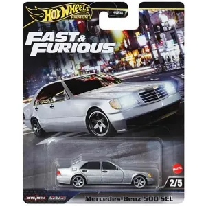 Hot Wheels Collector Auto Premium Fast & Furious Mercedes-Benz 500 SEL HNW46