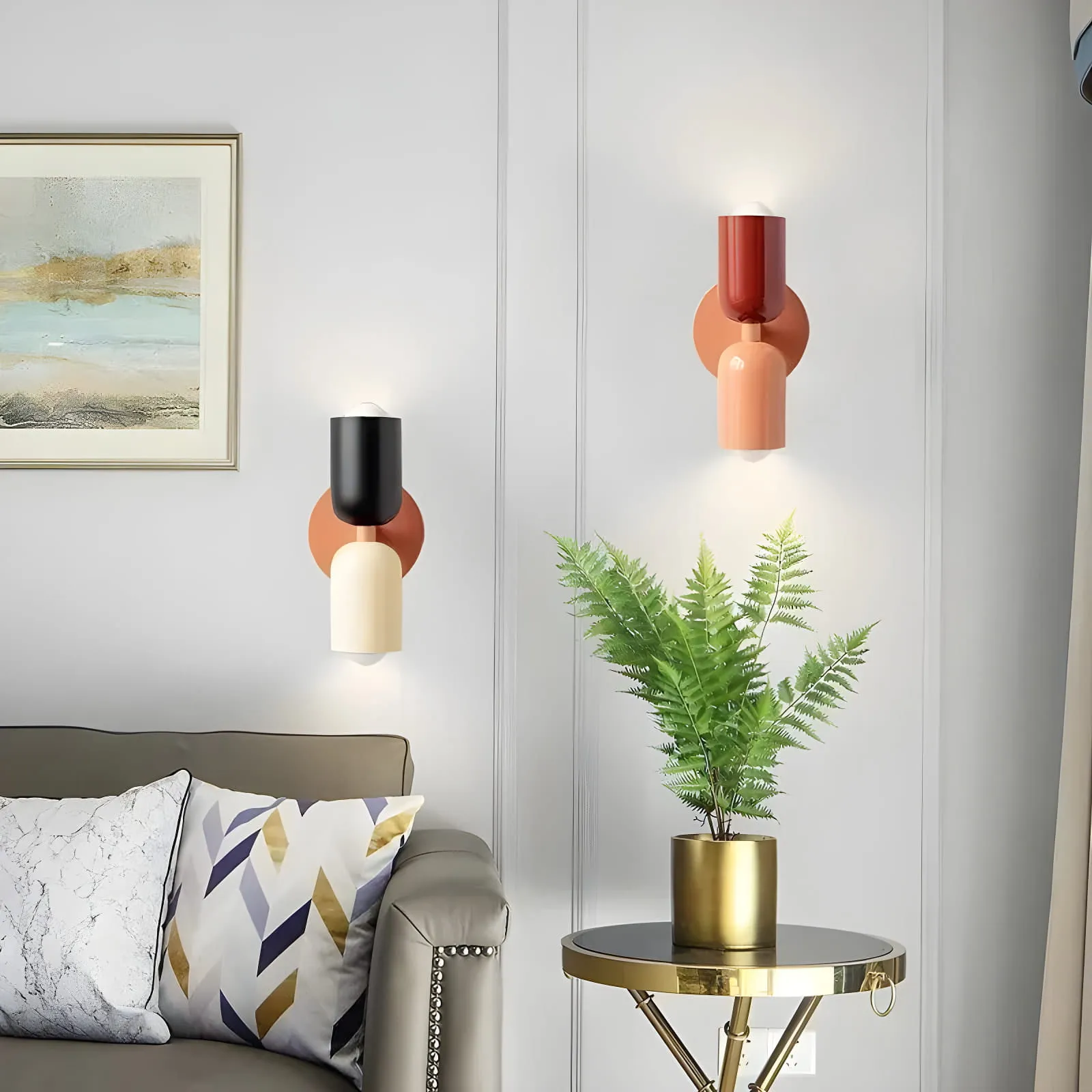 Iluminação Artística: Arandela Interna Aquarela da Ricaly - Elegância e Inovação para Seu Espaço