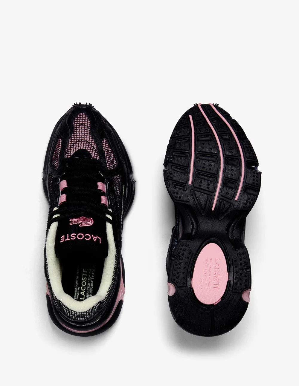 Lacoste L003 2K24 Negras y Rosas Mujer