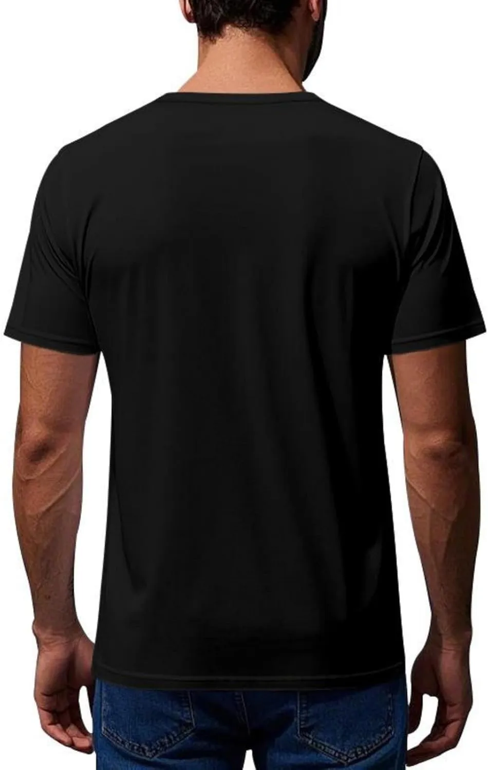 Men Summer T Shirt Short Sleeve Workout Breathable Athletic Running Tees Tops Super Soft Well-Crafted Classic Tee