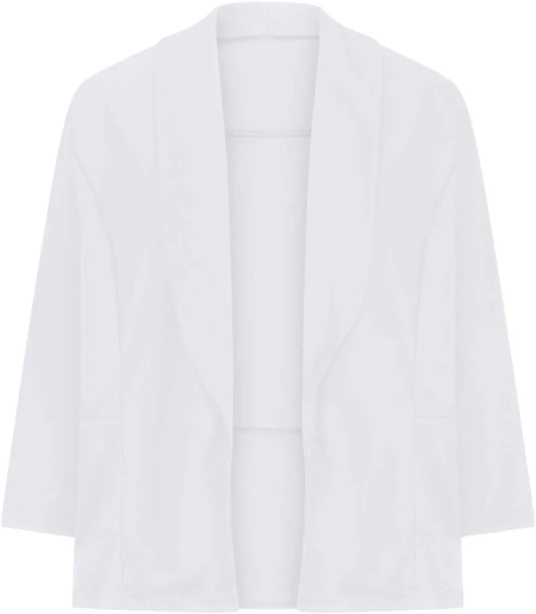 Women's Plus Size Blazer,Long Sleeve Flattering Business Casual Suit Jacket Lightweight Fashion Dressy Peplum Blazer